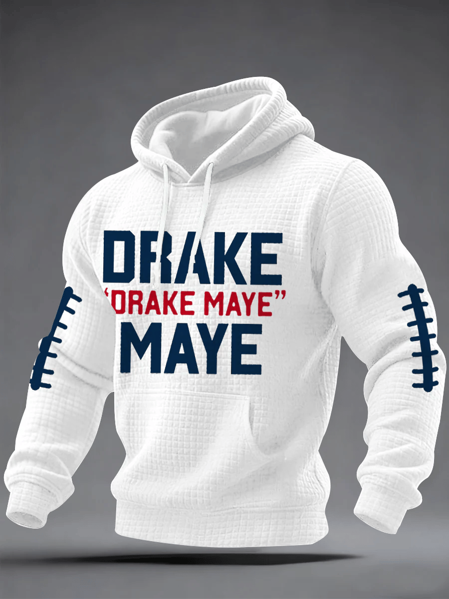 Men's Football Printed Casual Hoodie