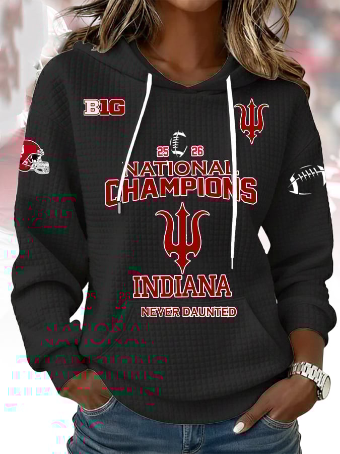 Women's Football Print Casual Sweatshirt