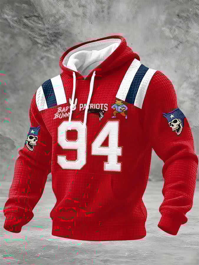 Men's Puerto Rico Print Hoodie