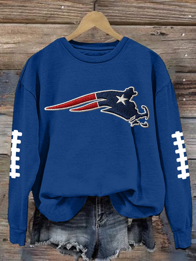 Women's Football Printed Sweatshirt