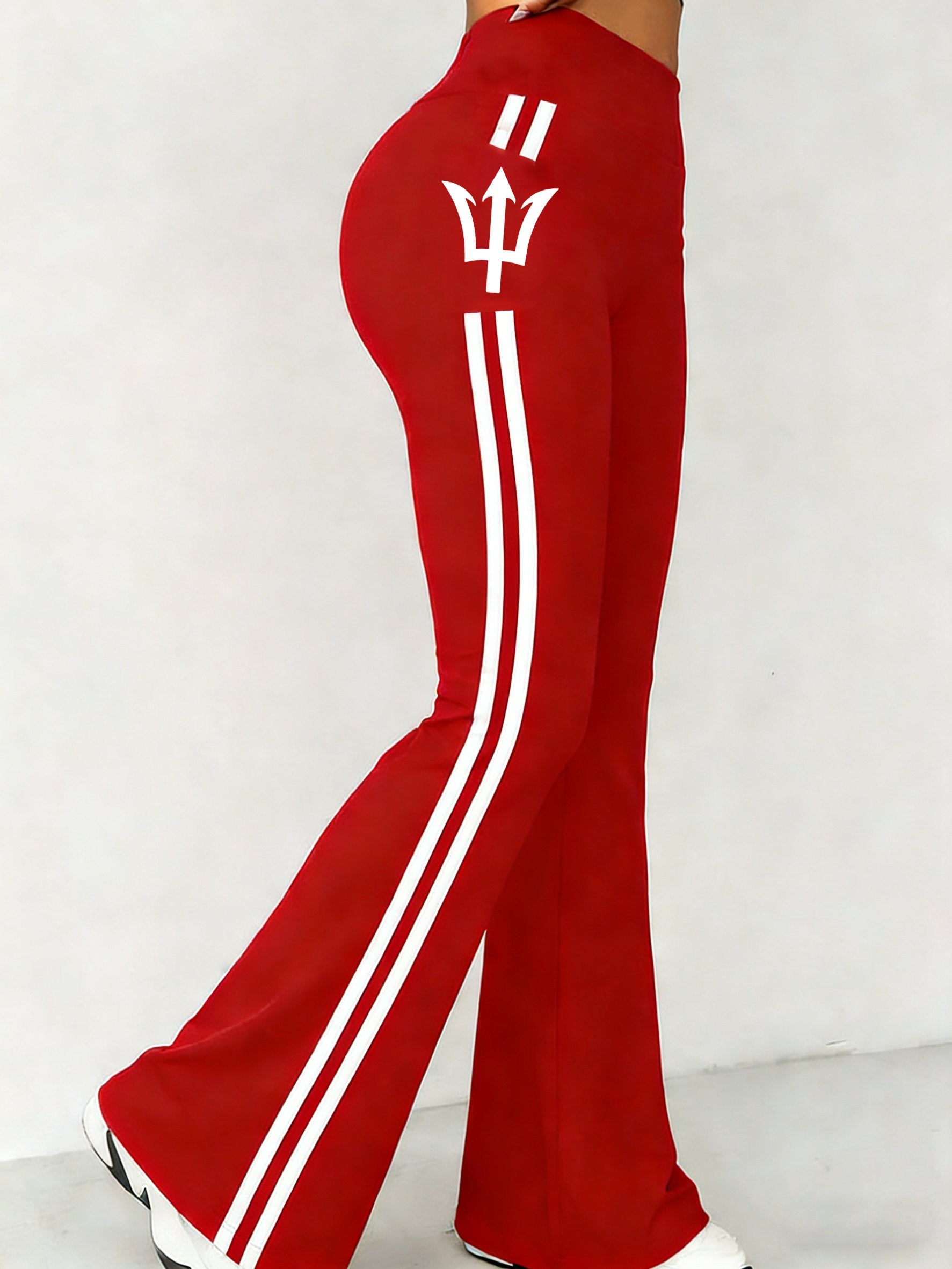 Ladies Football Striped ArtBell Bottoms
