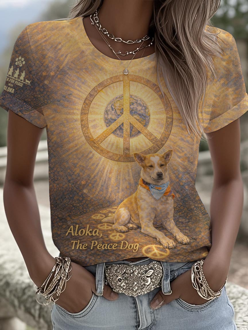 Women's Walk For Peace Art Print T-Shirt