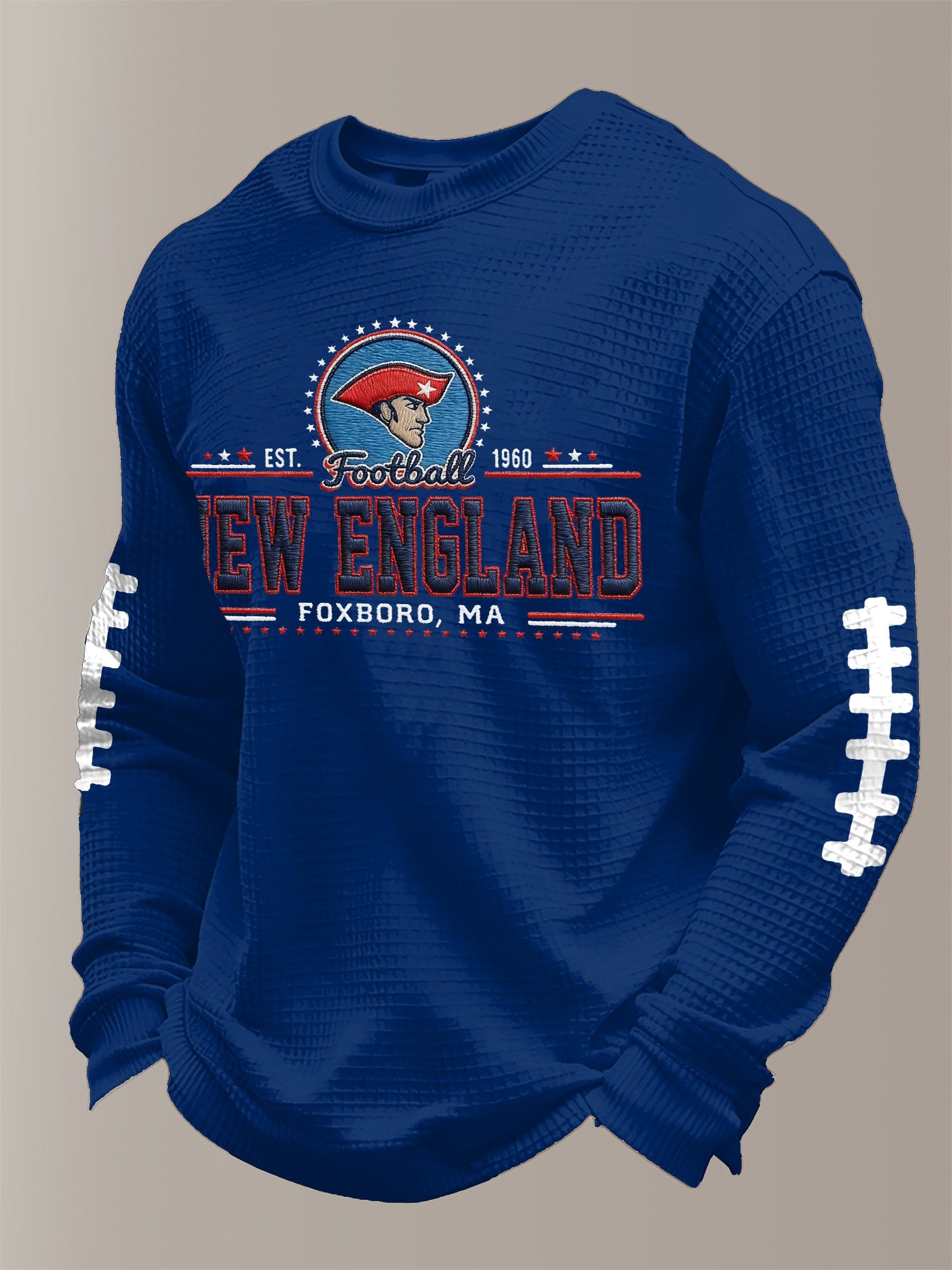 Men's Football Print Waffle T-Shirt