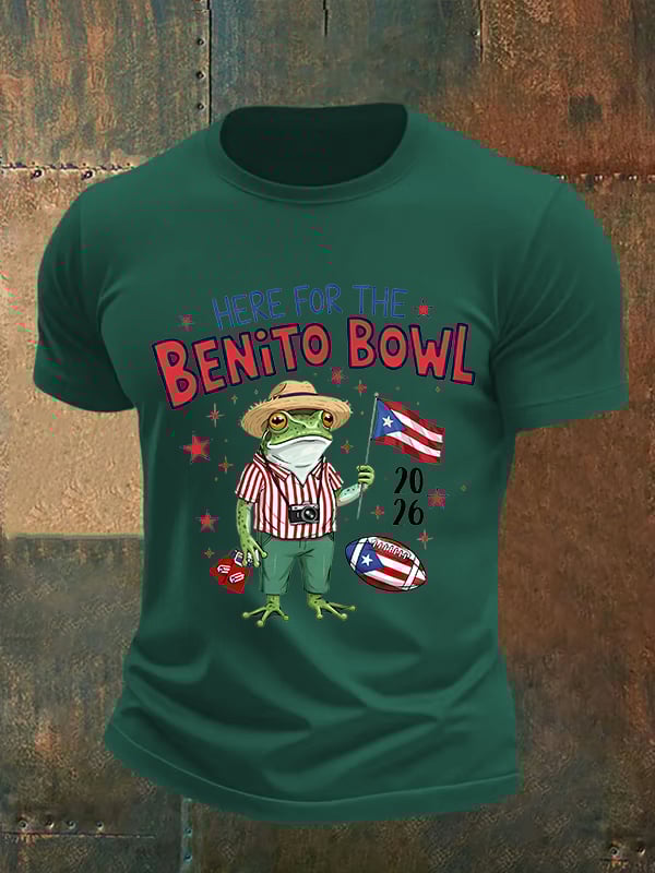 Men's Benito Bowl Puerto Rico Football T-Shirt