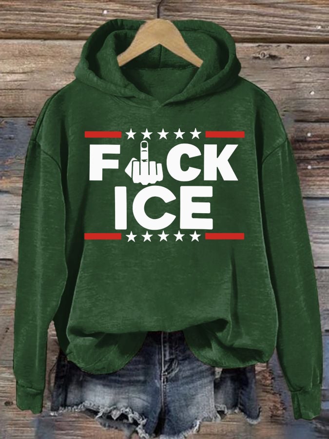 Women's ICE Print Hoodie