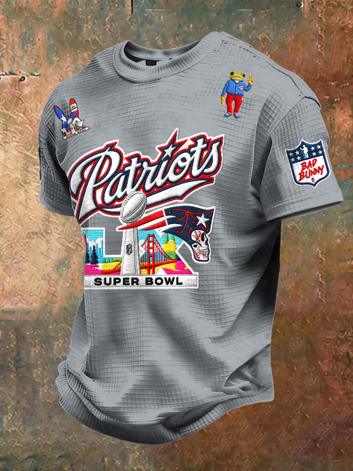 Men's Football Print Short-Sleeve T-Shirt