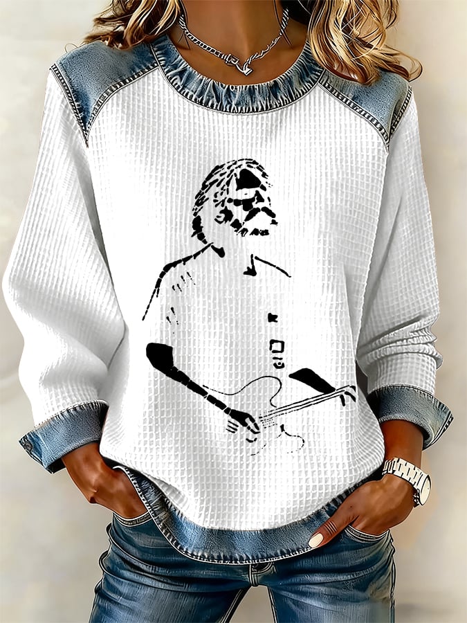 ๐ฅBuy 3 Get 15% Off Women's Retro Print Long-Sleeve Sweatshirt