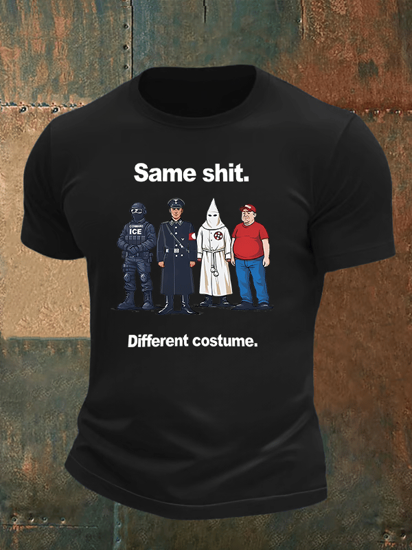 Men's Different costume Print T-Shirt