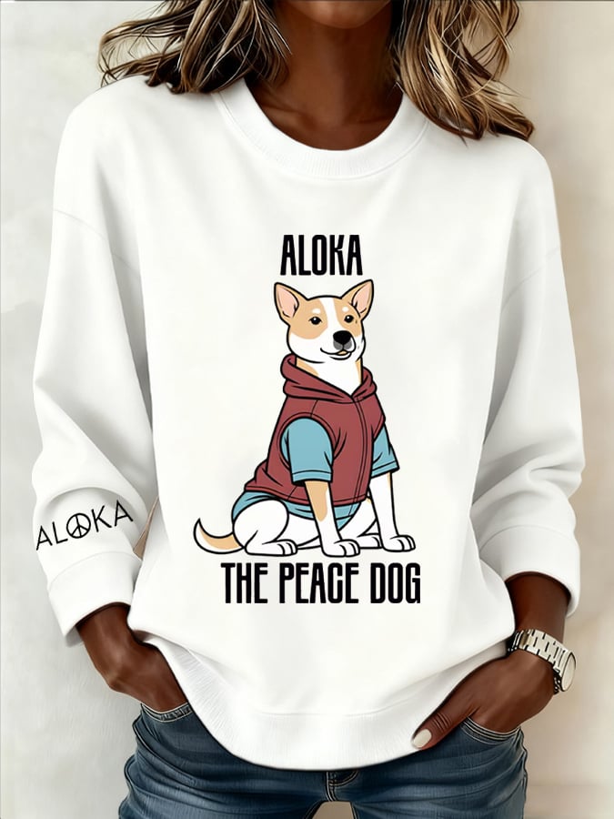 Women's Walk For Peace Art Print Sweatshirt