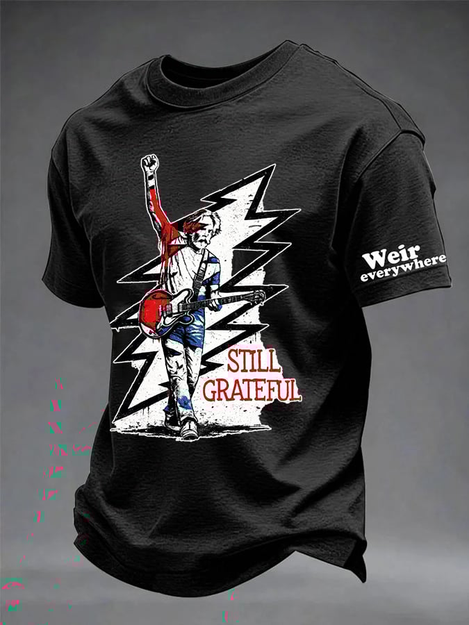 ๐ฅBuy 3 Get 15% Off Men's Still Grateful Printed Casual T-shirt