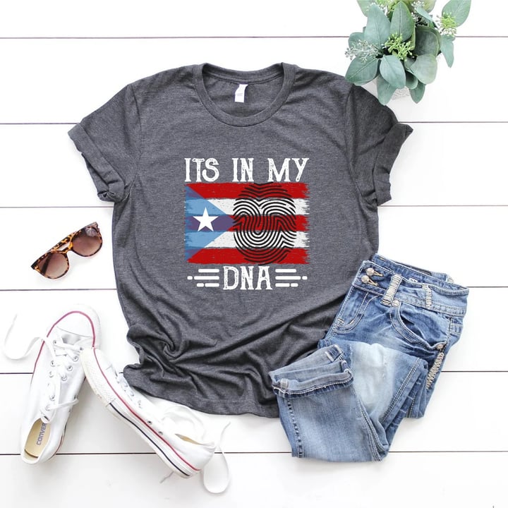 It's In My DNA Puerto Rico Pride Shirt