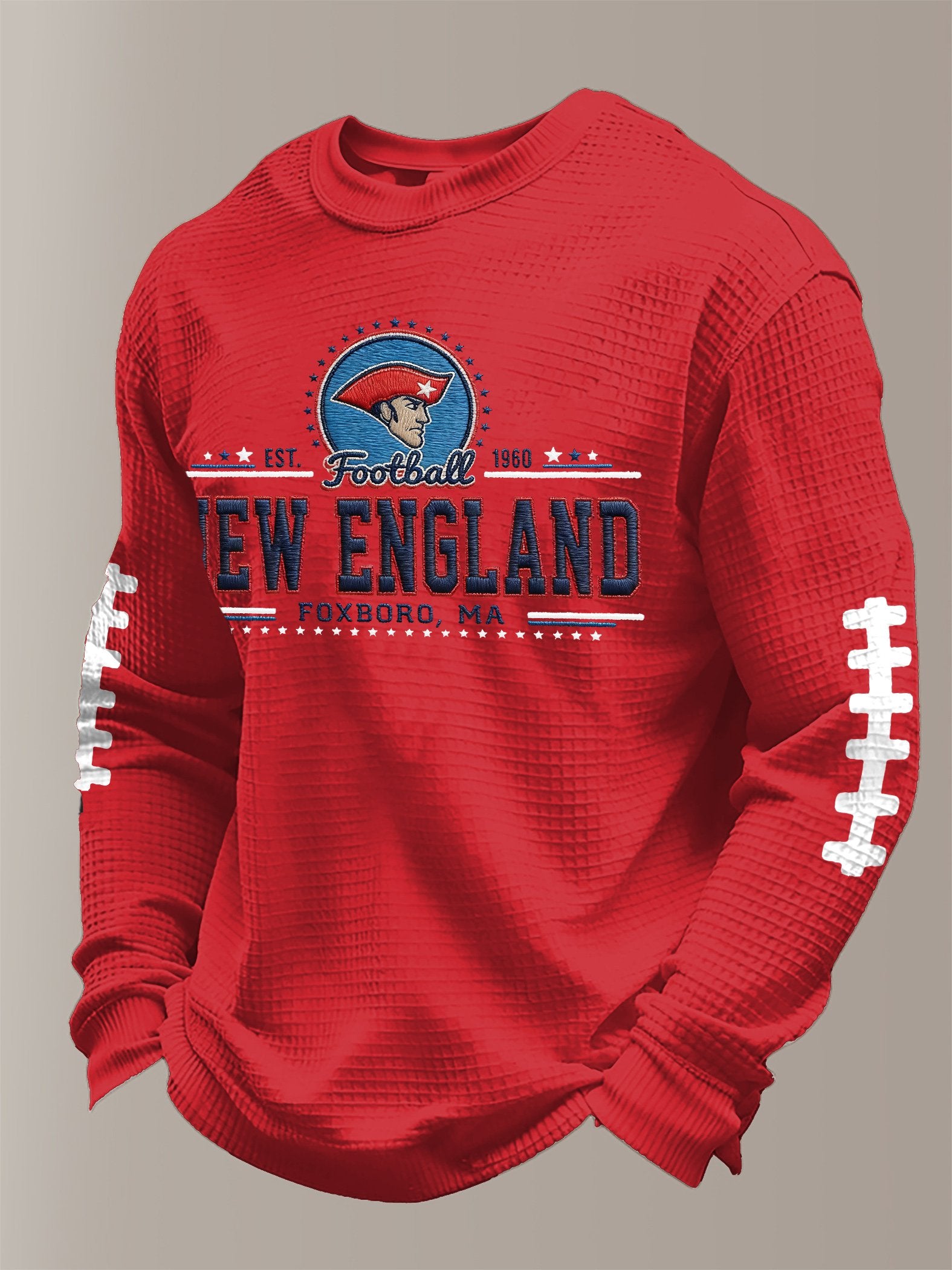 Men's Football Print Waffle T-Shirt