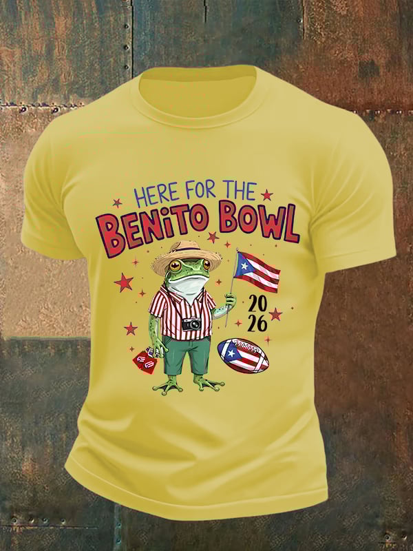 Men's Benito Bowl Puerto Rico Football T-Shirt