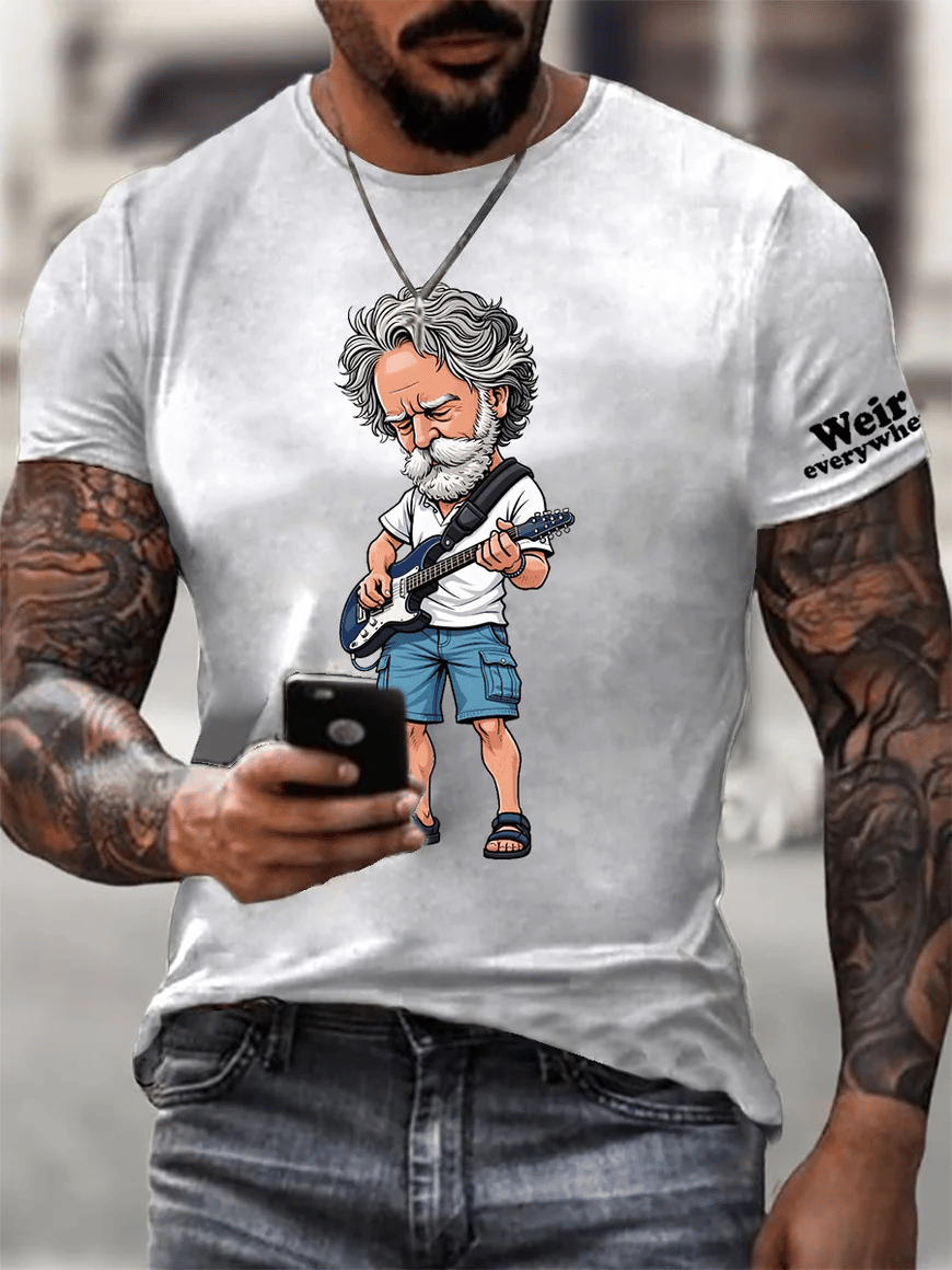 ๐ฅBuy 3 Get 15% Off Men's Music Printed Casual T-shirt