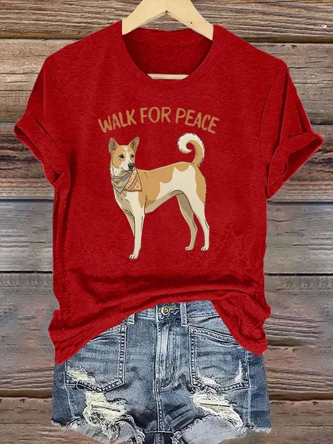 Women'S Walk for Peace Art Print T-Shirt