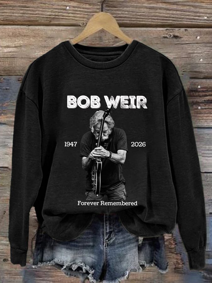 🔥Buy 3 Get 15% Off Women's Vintage Rock Tribute Print Casual Sweatshirt