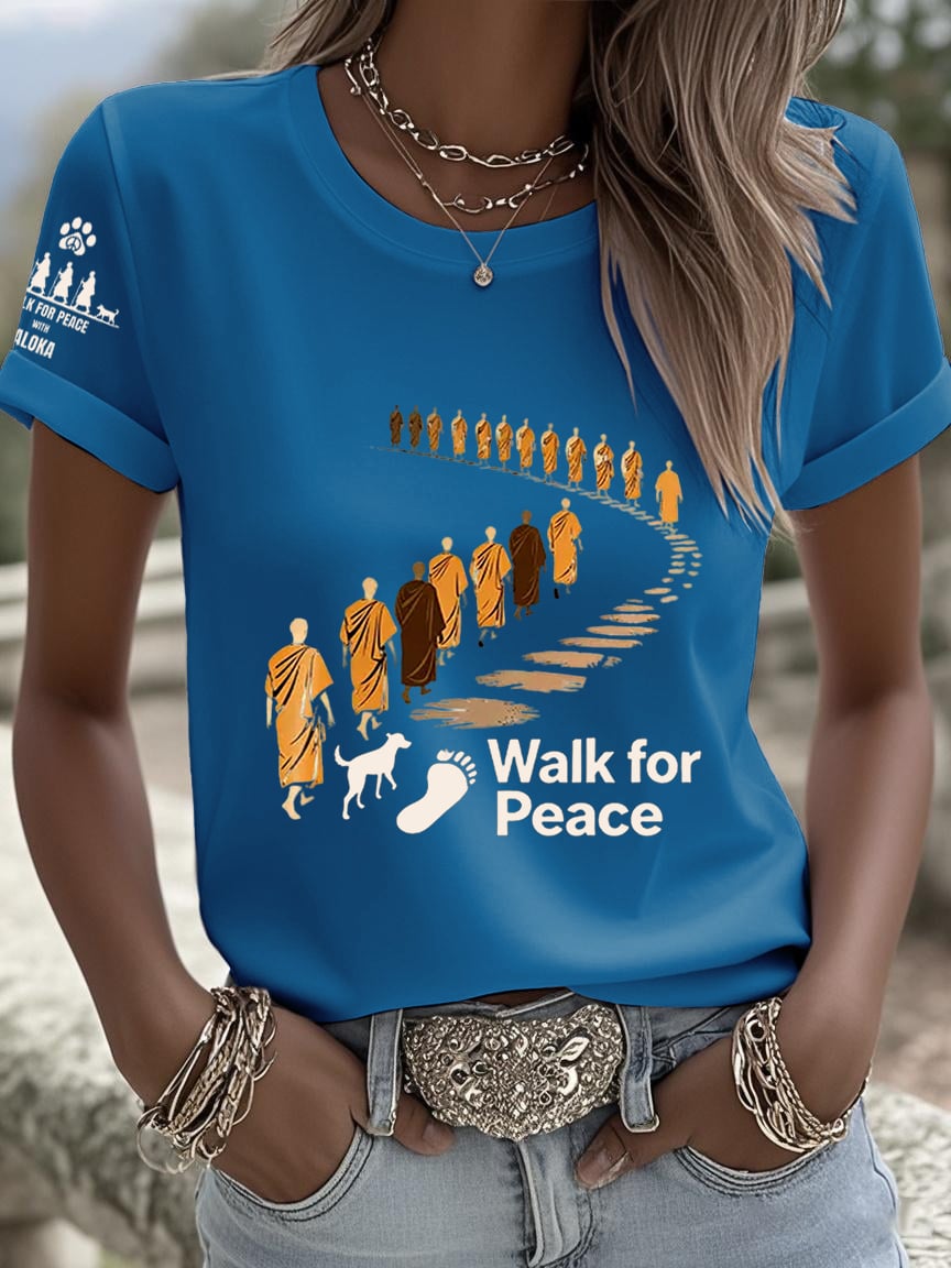 Women's Walk For Peace Art Print T-Shirt
