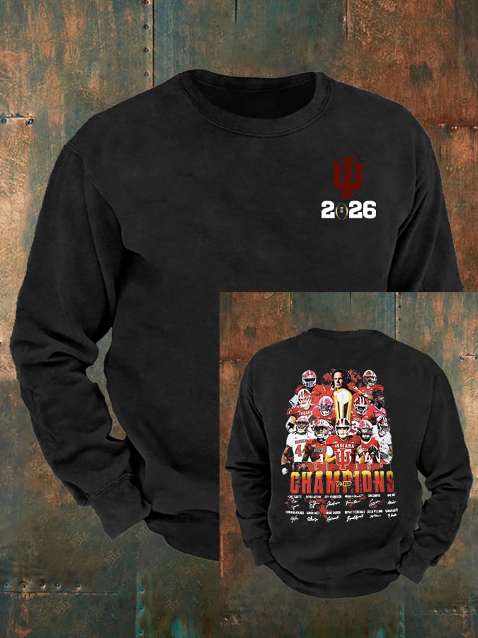 Men's Football Print Sweatshirt