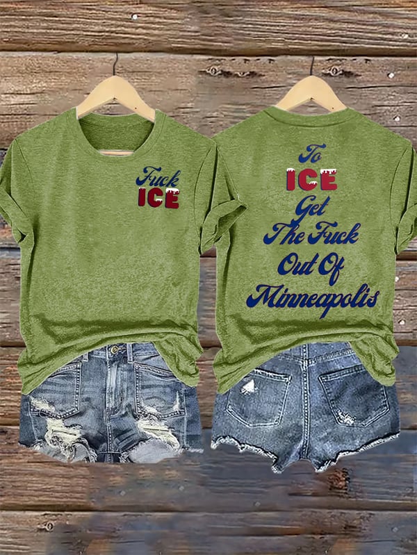 Women's To ICE get the fuck out of Minnesota T-Shirt