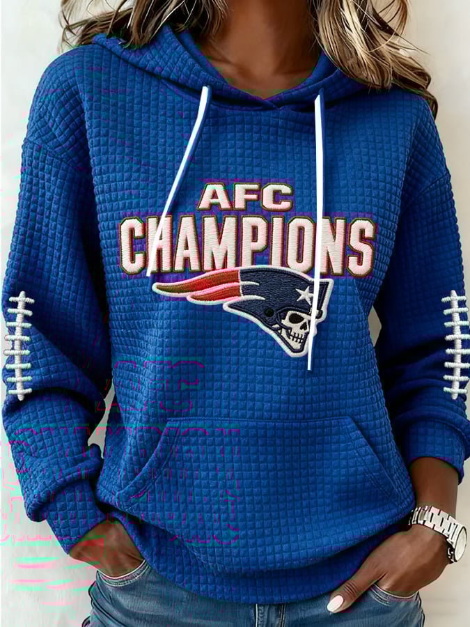 Women's Football Print Casual Sweatshirt