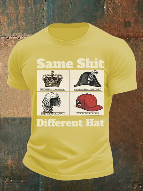 Men's Same Shit Different Hat FDT Print T-Shirt