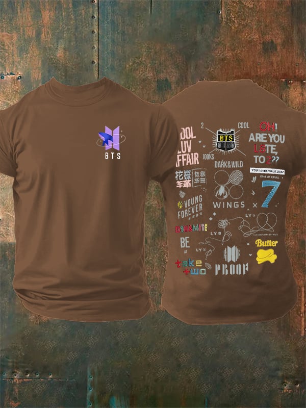 🔥Buy 3 Get 15% Off🔥Men's K-pop Print Casual T-Shirt