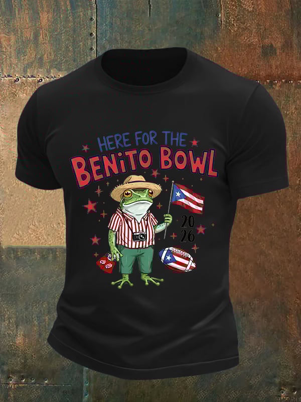 Men's Benito Bowl Puerto Rico Football T-Shirt