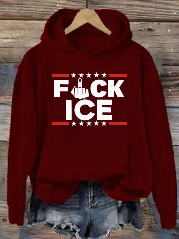 Women's ICE Print Hoodie