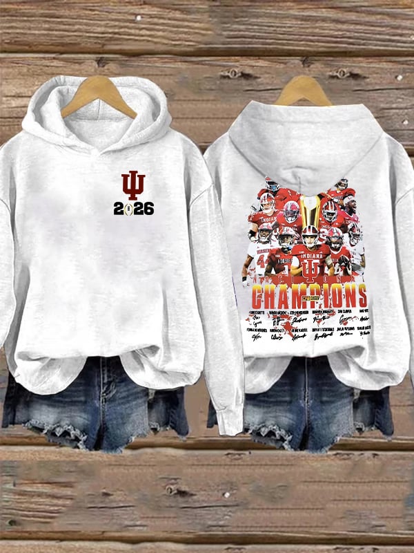 Women's Football Print Hoodies