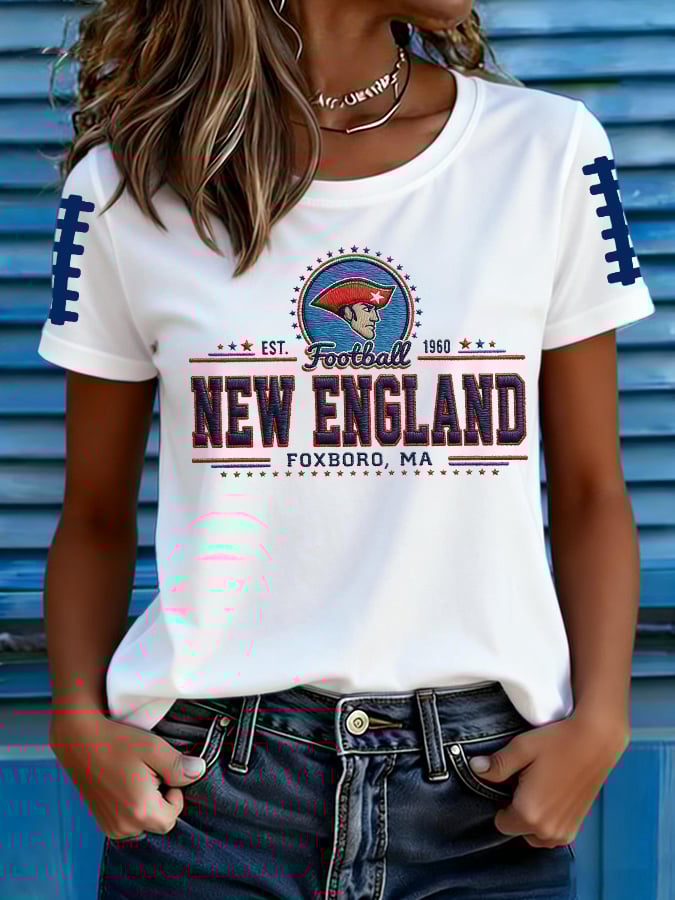 Women's Football Print T-shirt