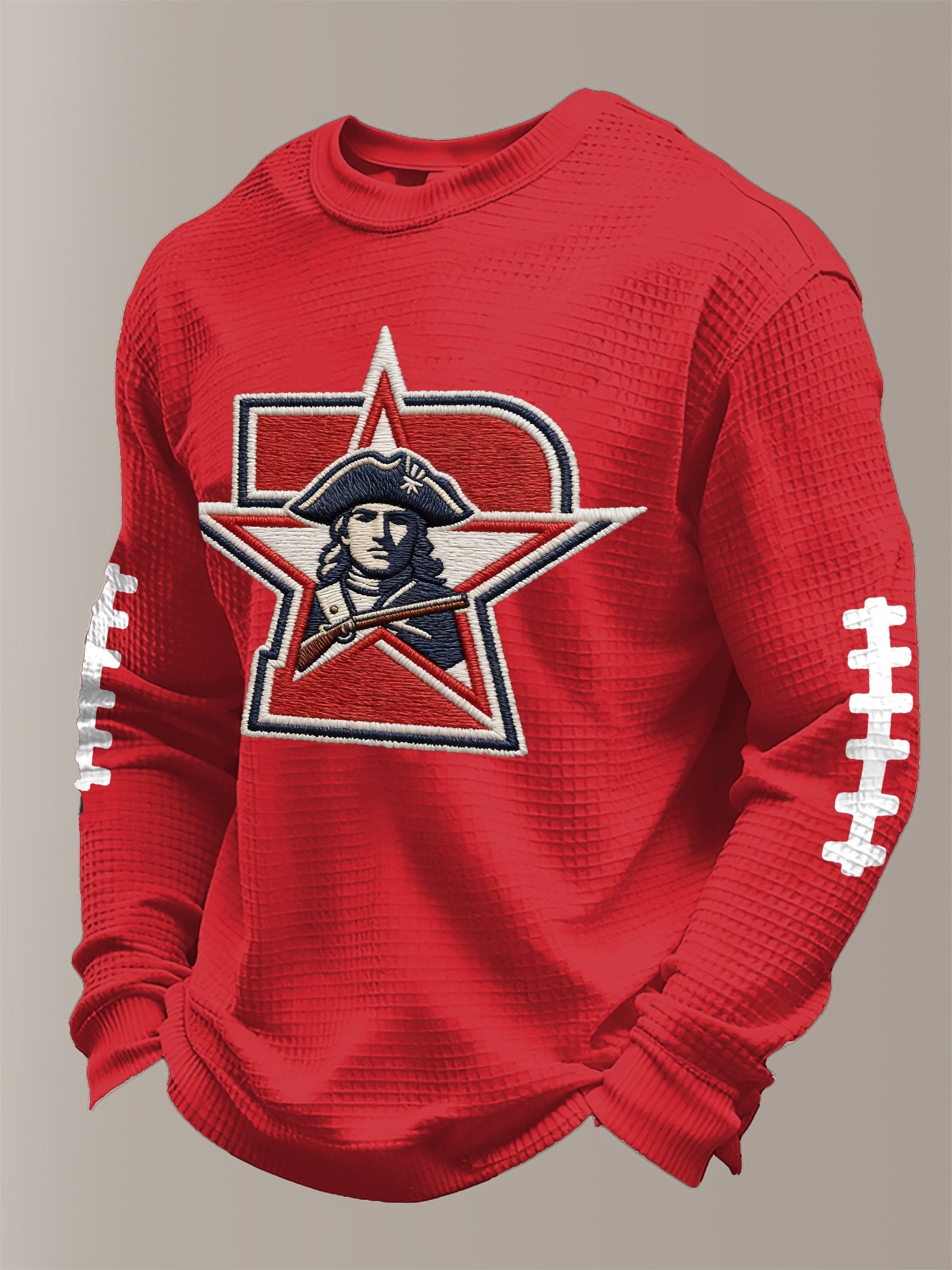 Men's Football Print Waffle T-Shirt