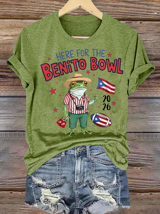 Women's Benito Bowl Puerto Rico Football T-Shirt