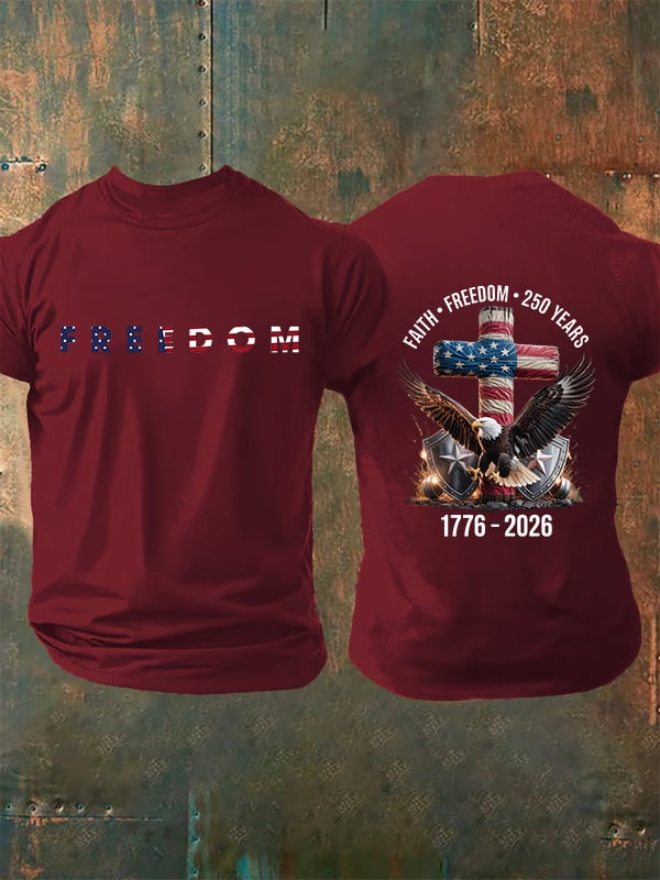 Men's American 250th Print T-Shirt