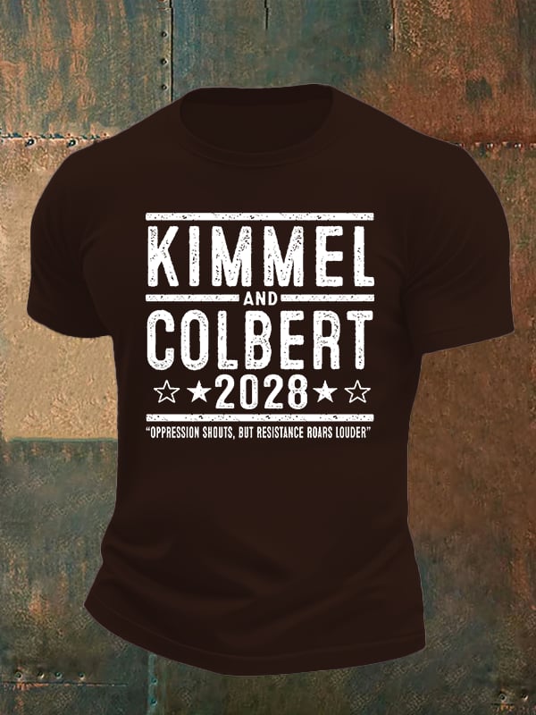 Men's Talk Show Colbert Kimme Legend 2028 T-shirt