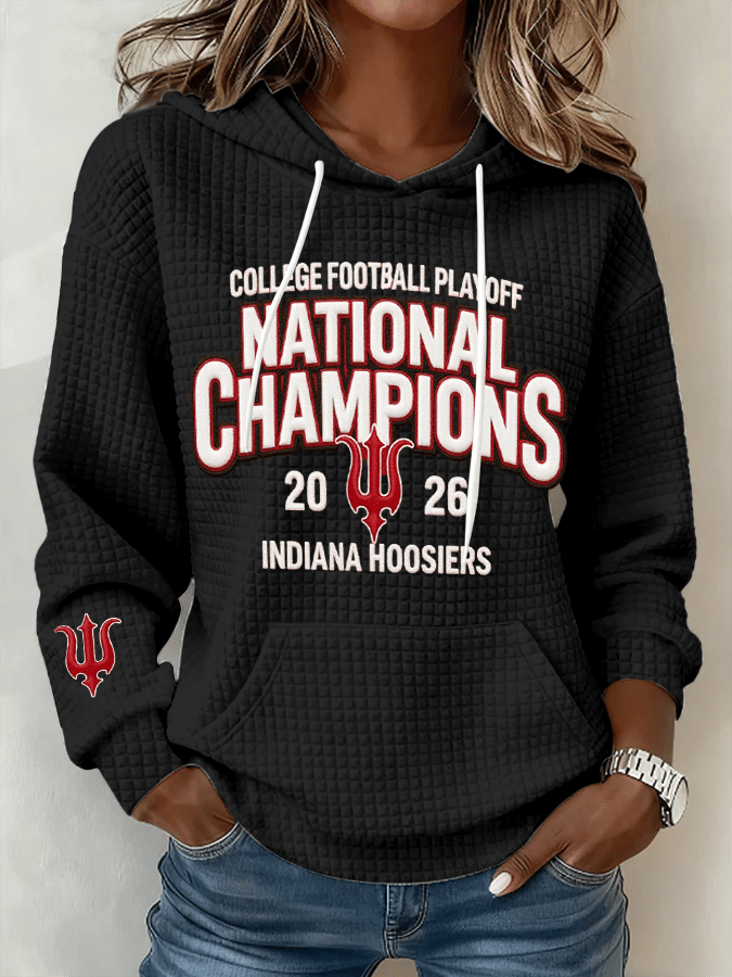 Women's Football Print Casual Sweatshirt
