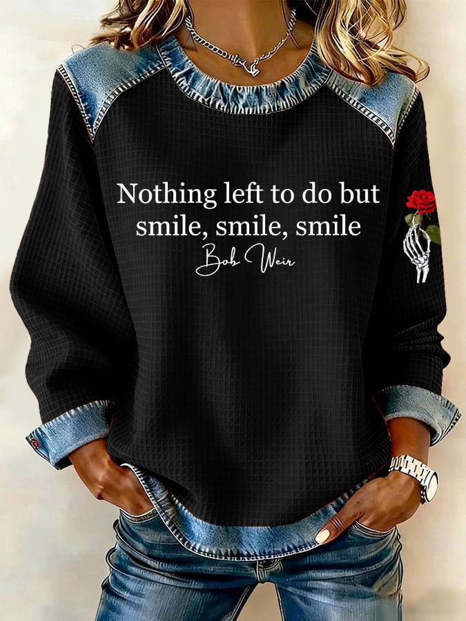 ๐ฅBuy 3 Get 15% Off Women's Vintage Rock Tribute Print Casual Sweatshirt