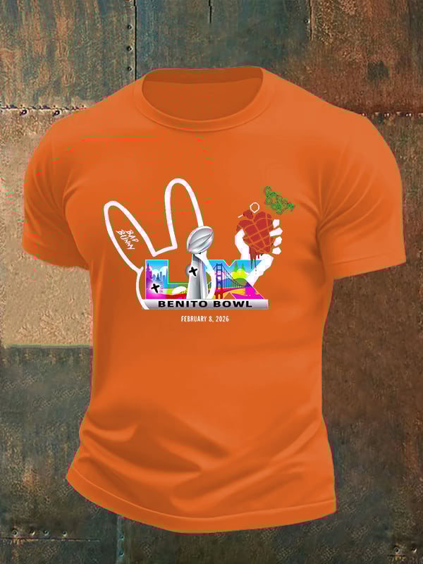 Men's Opening And Halftime Shows Print Casual T-shirt