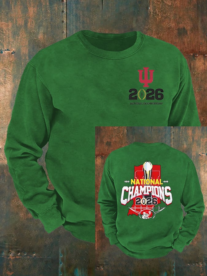 Men's Football Print Sweatshirt