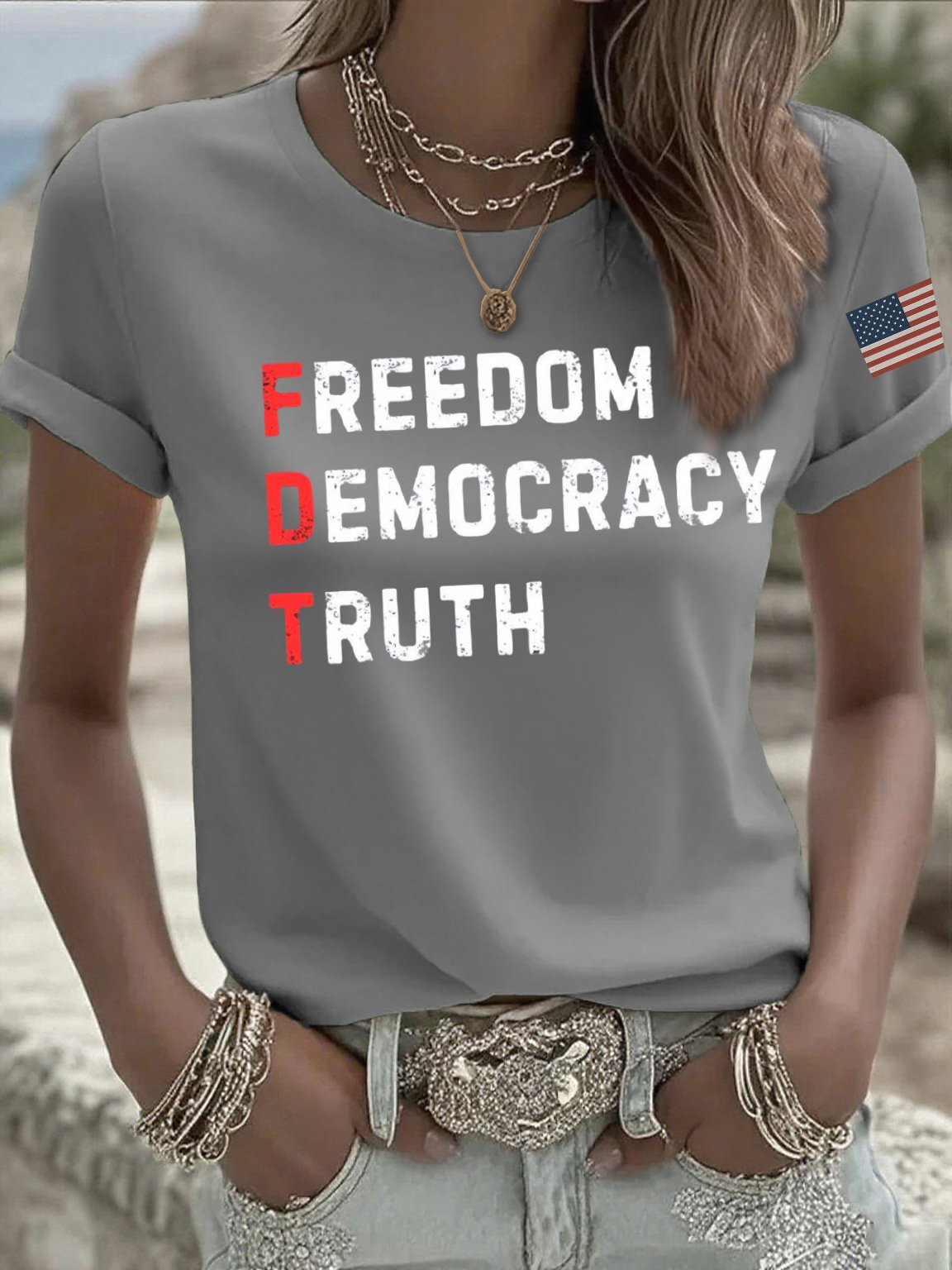 🔥Buy 3 Get 15% Off🔥Women's casual FDT loose T-shirt