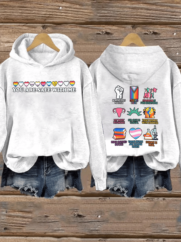 Women's You are safe with me Hoodie
