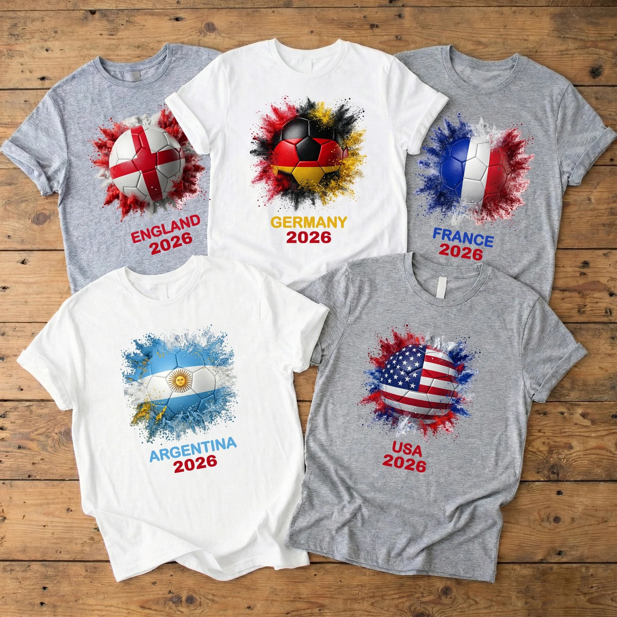Custom Country Flags - Personalized T-Shirt