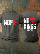 🔥Buy 3 Get 15% Off Men's  No Kings In America T-Shirt