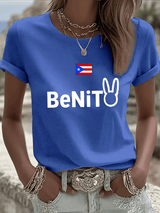 Women's Puerto Rico Print  T-shirt