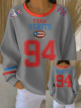 Women's Round Neck Long-Sleeved Top