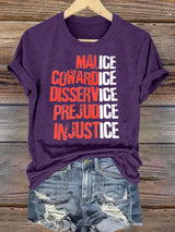 Women's  Justice For Her  T-Shirt