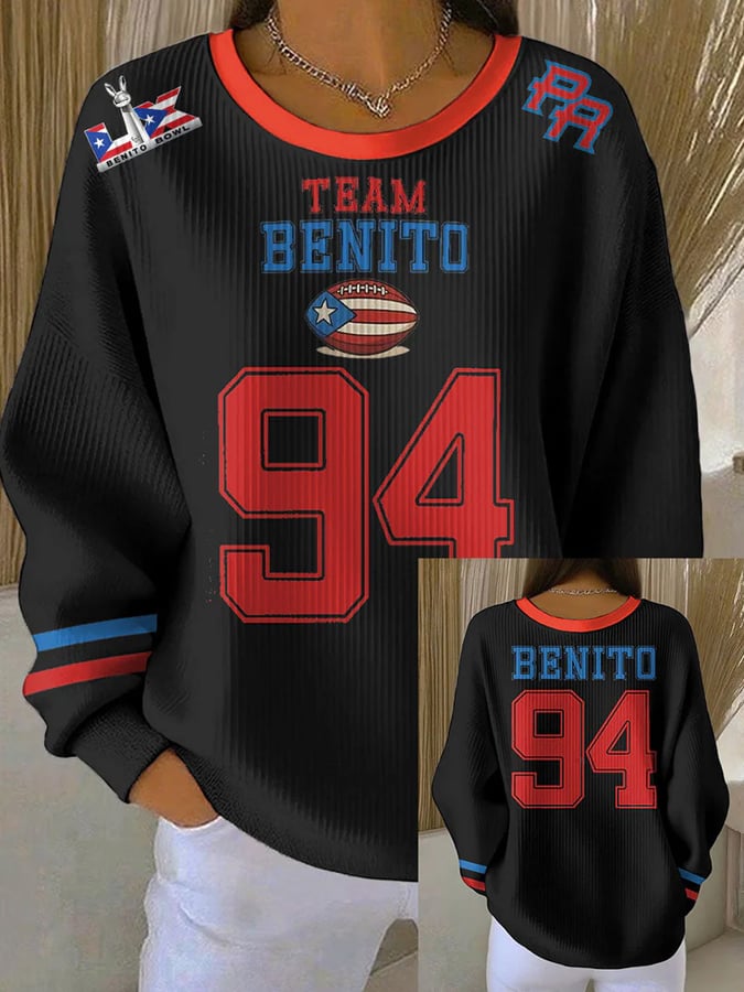 Women's Round Neck Long-Sleeved Top