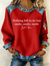 🔥Buy 3 Get 15% Off Women's Vintage Rock Tribute Print Casual Sweatshirt