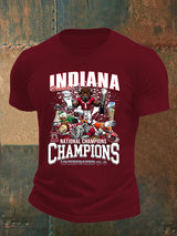 Men's  Football Print  T-Shirt