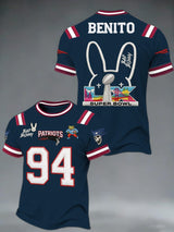 Men's Puerto Rico Print Casual T-shirt