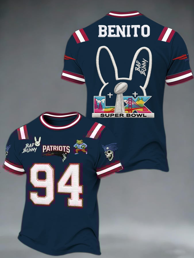 Men's Puerto Rico Print Casual T-shirt